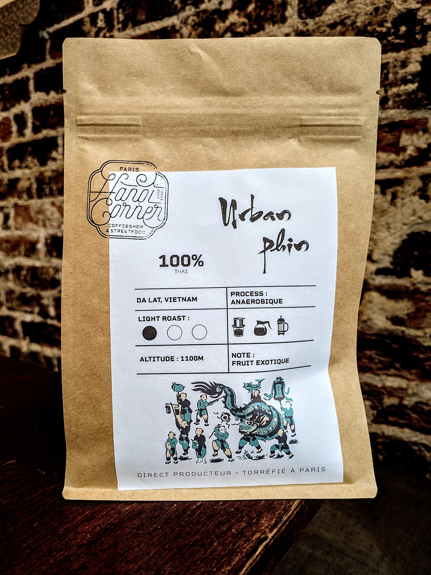 Café vietnamien Urban Phin - Hanoi Corner - Arabica de Da Lat